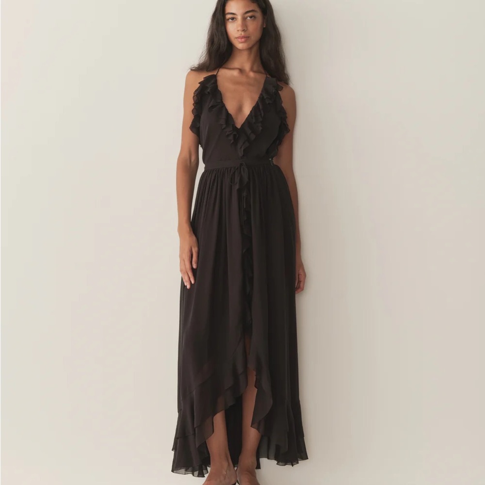 Doen Elisa Black Maxi Skirt